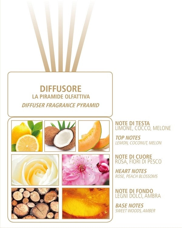 ACQUA DI BOLGHERI La Rosa Refill Fragrance for Diffuser 500 ml - EMPORIO ITALIANO