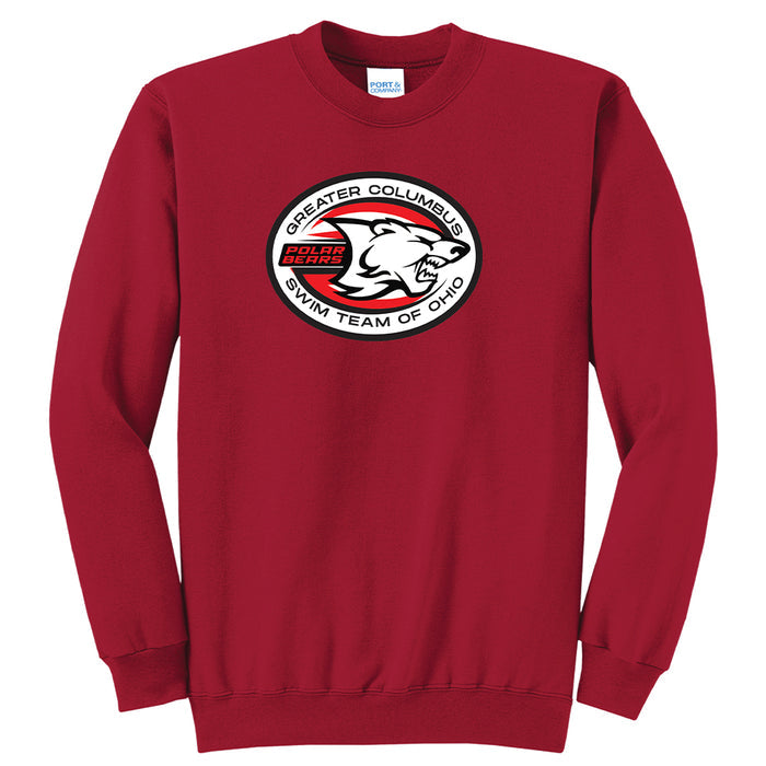 Adult Port & Company® Core Fleece Crewneck Sweatshirt