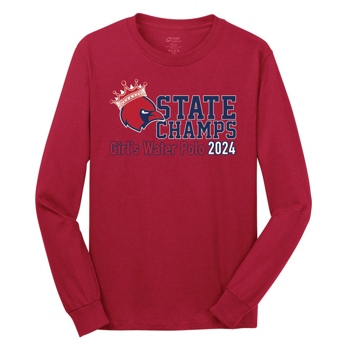 Adult Port & Company Long Sleeve Core Cotton Tee
