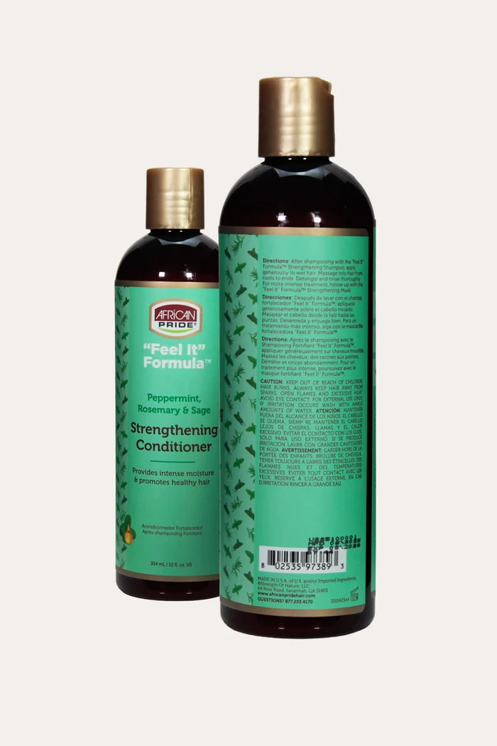 AFRICAN PRIDE FEEL IT STRENGTHENING CONDITIONER 12oz