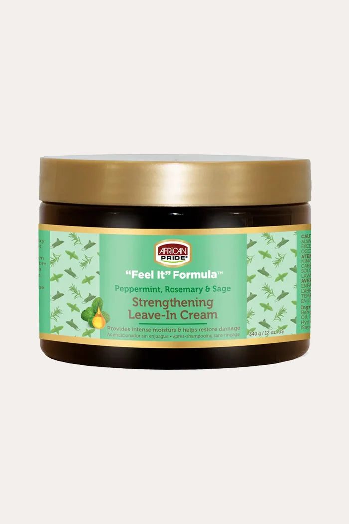 AFRICAN PRIDE FEEL IT STRENGTHENING LEAVE-IN CONDITIONER AFRICAN PRIDE