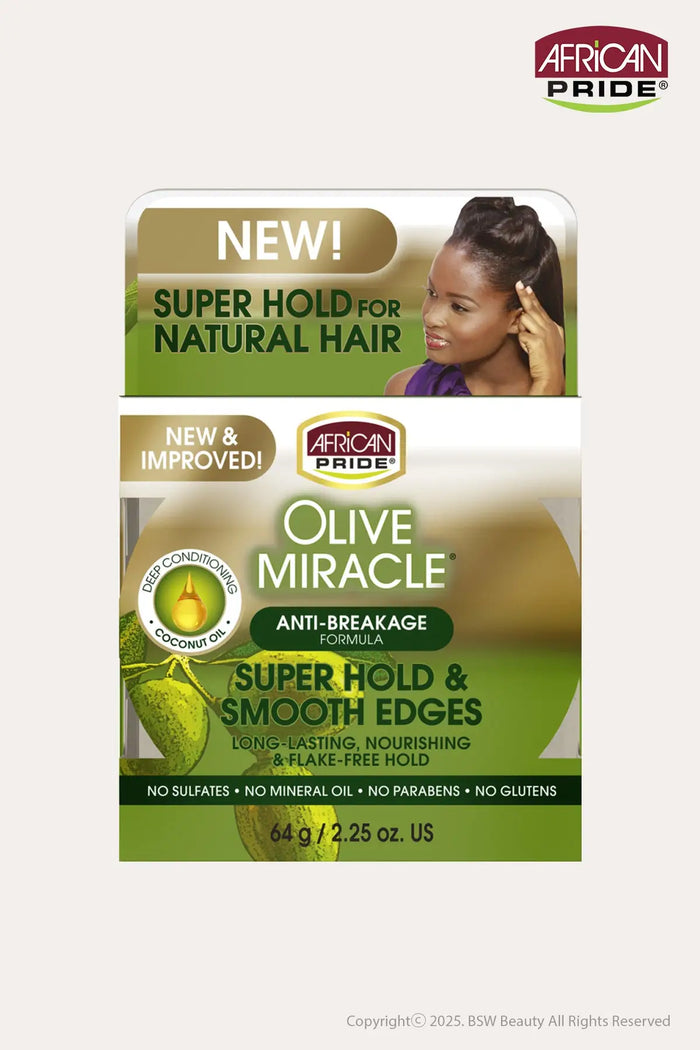 AFRICAN PRIDE OLIVE MIRACLE EDGE 2.25oz - BSW BEAUTY CANADA