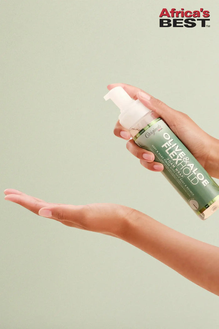 AFRICAS BEST OLIVE OIL FOAM WRAP LOTION 8.5oz - BSW BEAUTY CANADA