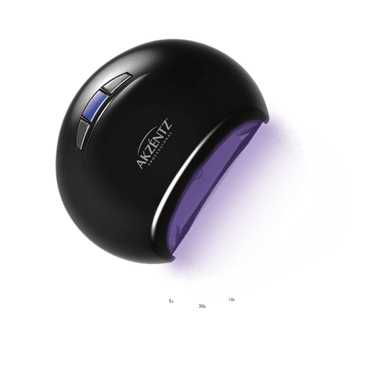 Akzentz Black Led Compact Lamp