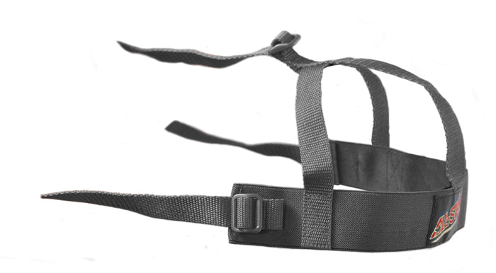 All-Star S7 Matte Black Umpire Mask - Black LUC Pads