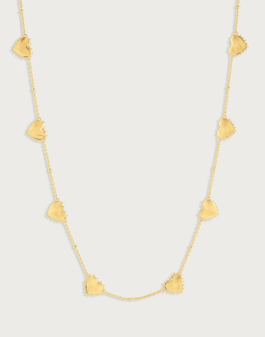 Anabel Aram - Heart Station Necklace