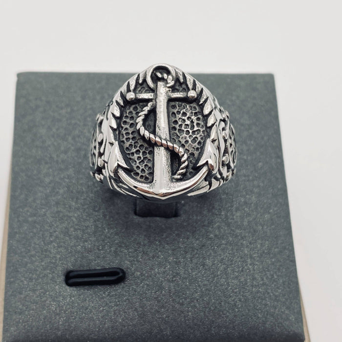 Anchor Biker Ring