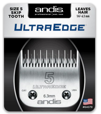 Andis UltraEdge Skip Tooth Detachable Blade - Size 5 # 64079 - Palms Fashion Inc.
