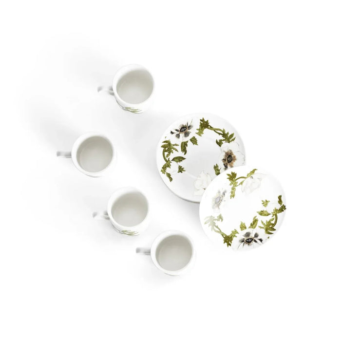 Michael Aram Anemone Painted Demitasse Set of 4