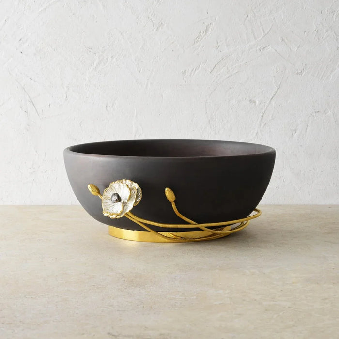 Michael Aram Anemone Wood Bowl