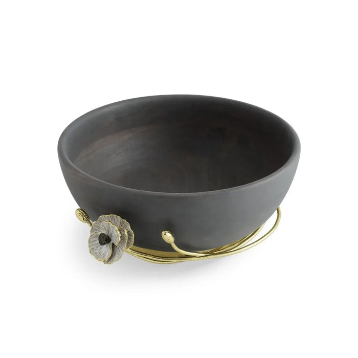 Michael Aram Anemone Wood Bowl