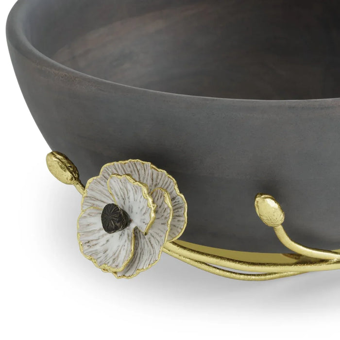 Michael Aram Anemone Wood Bowl