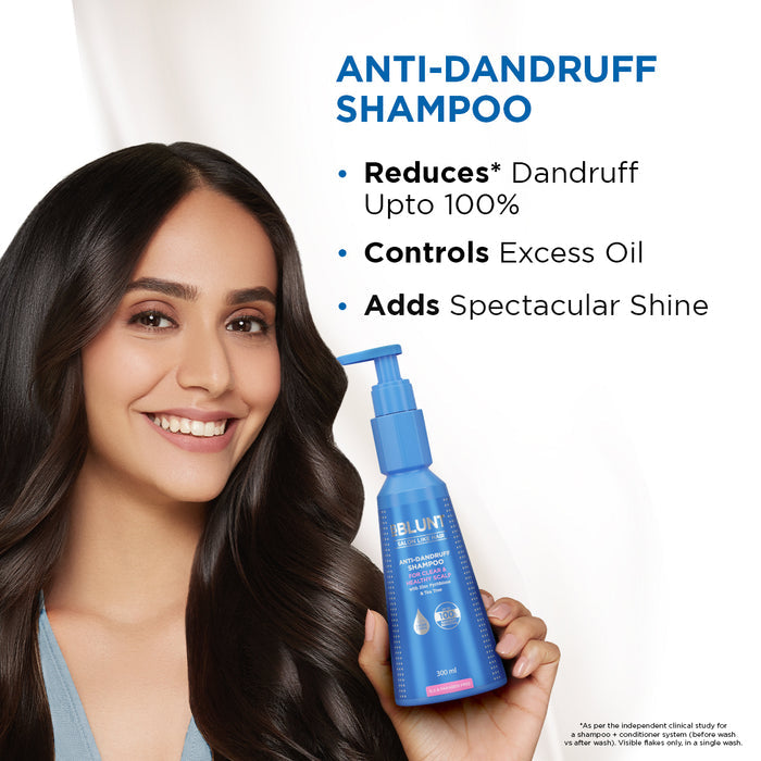 Anti-Dandruff Shampoo & Anti-Dandruff Scalp Hair Tonic for Clear & Healthy Scalp