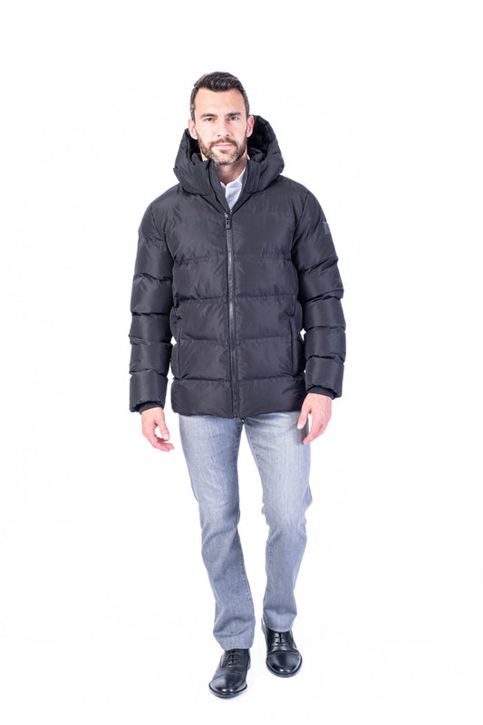 "ANTONIE" Mid-Weight Heat Sealed Puffer - Black