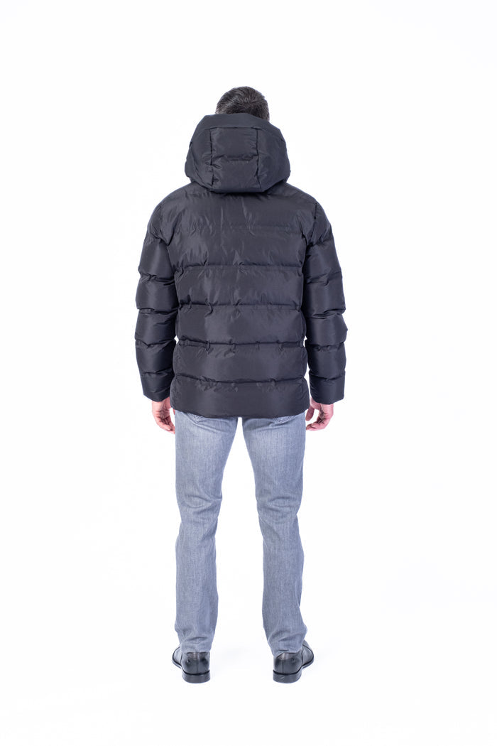 "ANTONIE" Mid-Weight Heat Sealed Puffer - Black