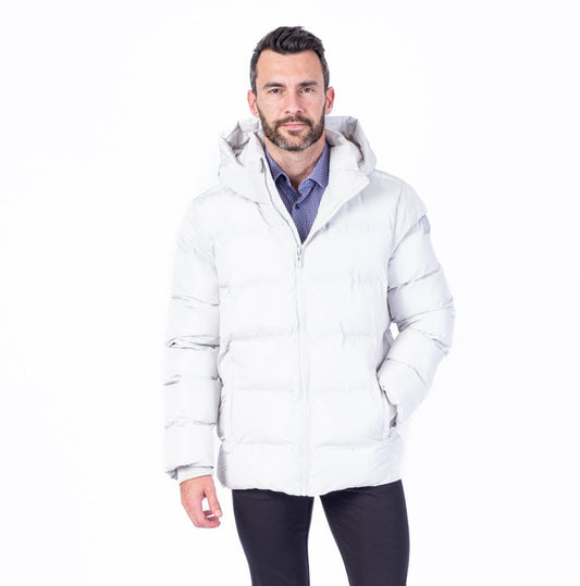 "ANTONIE" Mid-Weight Heat Sealed Puffer - Stone