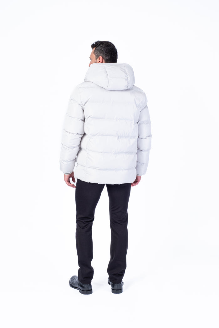 "ANTONIE" Mid-Weight Heat Sealed Puffer - Stone