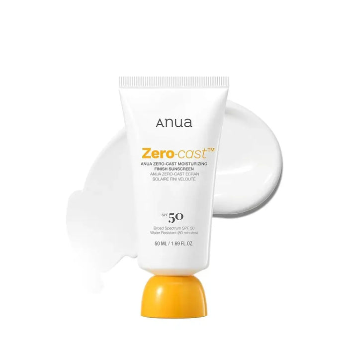 ANUA Zero-Cast Moisturizing Finish Sunscreen 50 ml - DOKAN