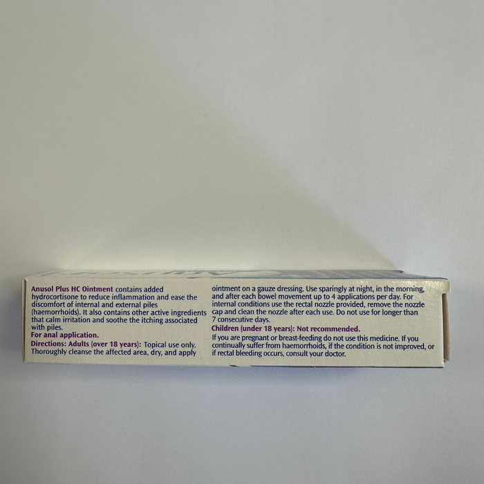 Anusol Plus HC Ointment - 15g (A)