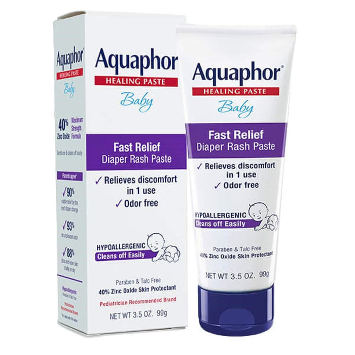 Aquaphor - Baby Diaper Rash Paste 3.5 Oz - 12 Pack