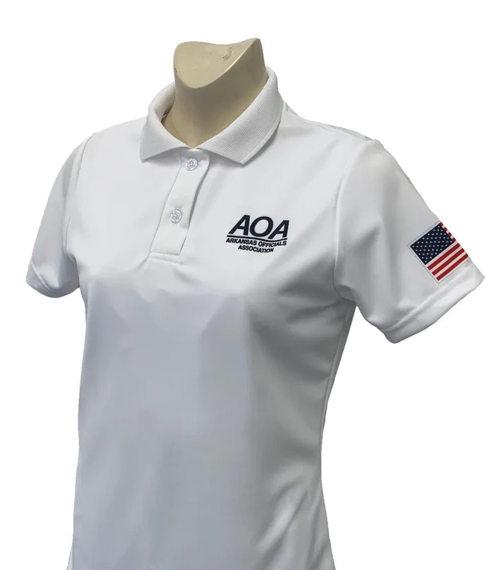 Arkansas (AOA) Smitty Women's White Volleyball Shirt