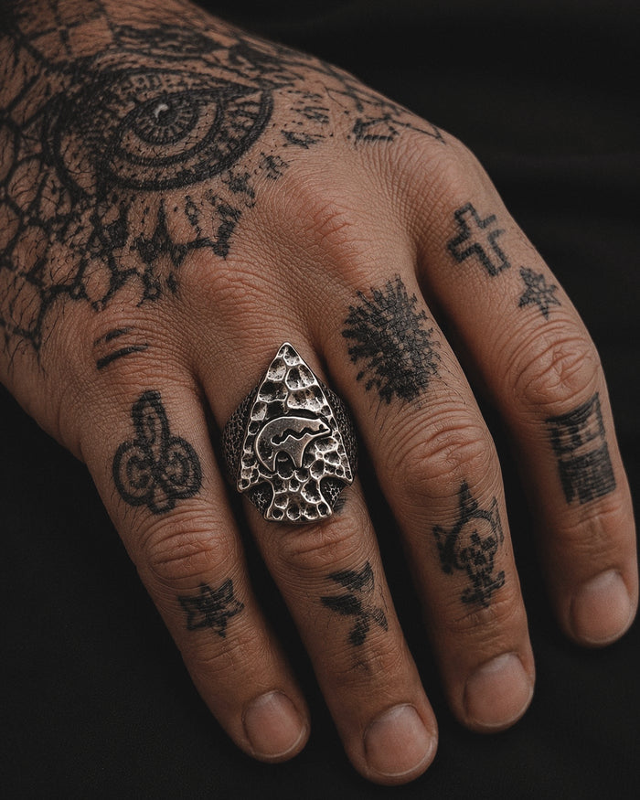 Arrowhead Biker Ring