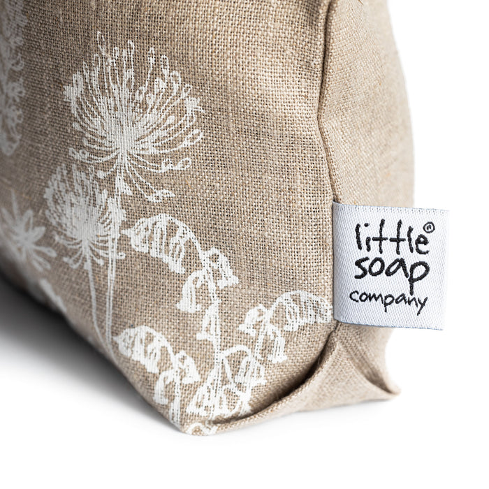 Artisan Natural Linen Makeup Bag