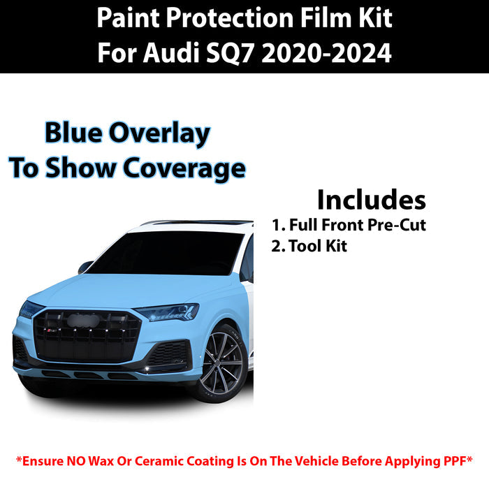 Fits Audi SQ7 2020 - 2024 Precut Premium Paint Protection Film Clear Bra PPF Decal Film Kit - Bogar Tech Designs