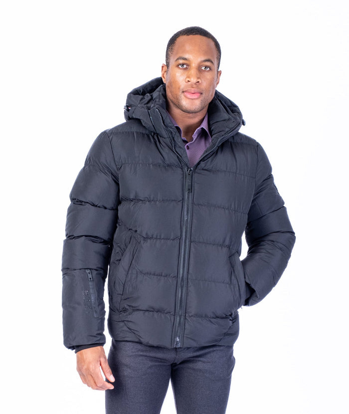 "Avalanche" Quilted Puffer Jacket (-30 Degree Rated) - Black