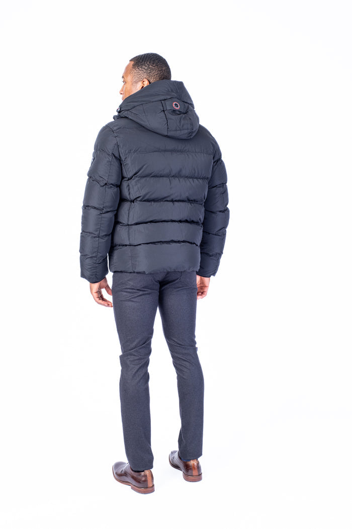 "Avalanche" Quilted Puffer Jacket (-30 Degree Rated) - Black