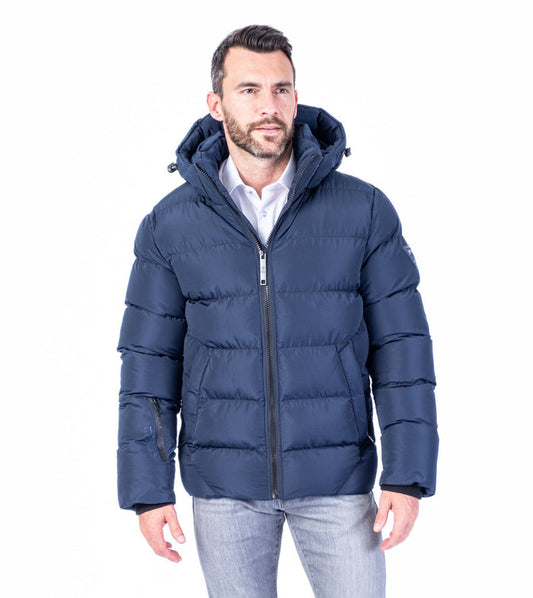 "Avalanche" Quilted Puffer Jacket (-30 Degree Rated) - Navy