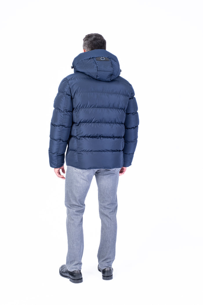 "Avalanche" Quilted Puffer Jacket (-30 Degree Rated) - Navy