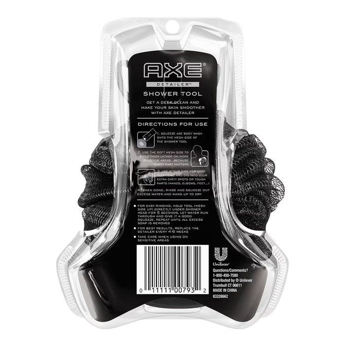 AXE Dual-Sided Men’s Shower Tool Bath Accessory - 3 Pack