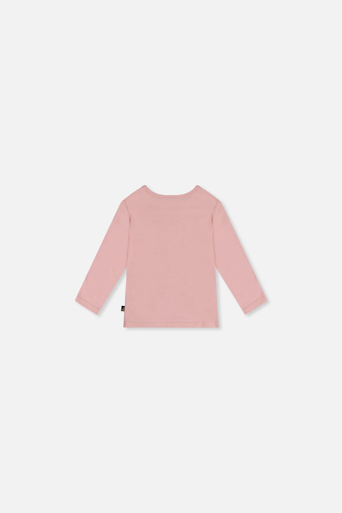 Baby Organic Cotton T-Shirt Pale Dusty Pink-1