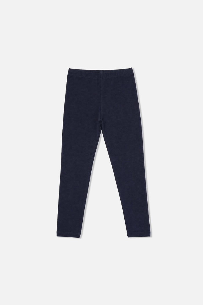 Baby Rib Leggings Dark Blue-1