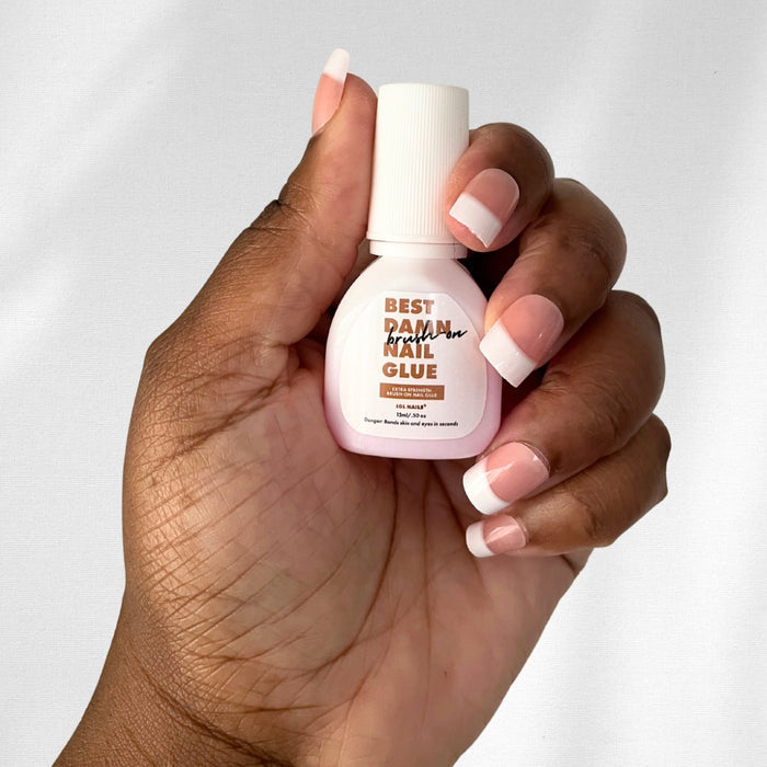 Best Damn Brush On Nail Glue – Strong, Precise, and Long-Lasting
