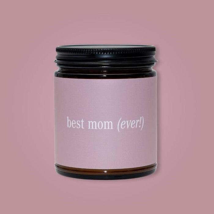 Best Mom Ever Beeswax & Essential Oil Celebrate Jar Candle