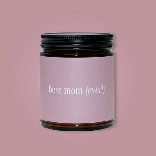 Best Mom Ever Beeswax & Essential Oil Celebrate Jar Candle