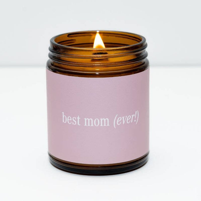 Best Mom Ever Beeswax & Essential Oil Celebrate Jar Candle