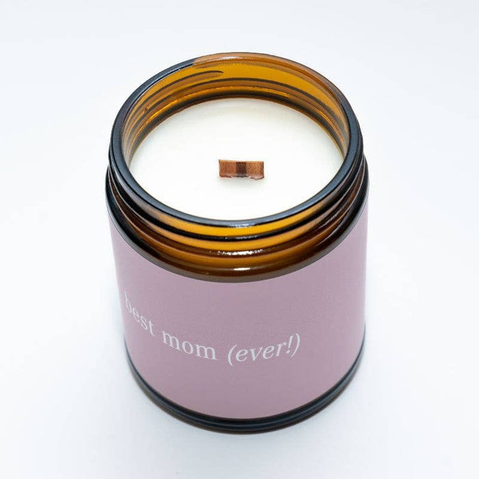 Best Mom Ever Beeswax & Essential Oil Celebrate Jar Candle