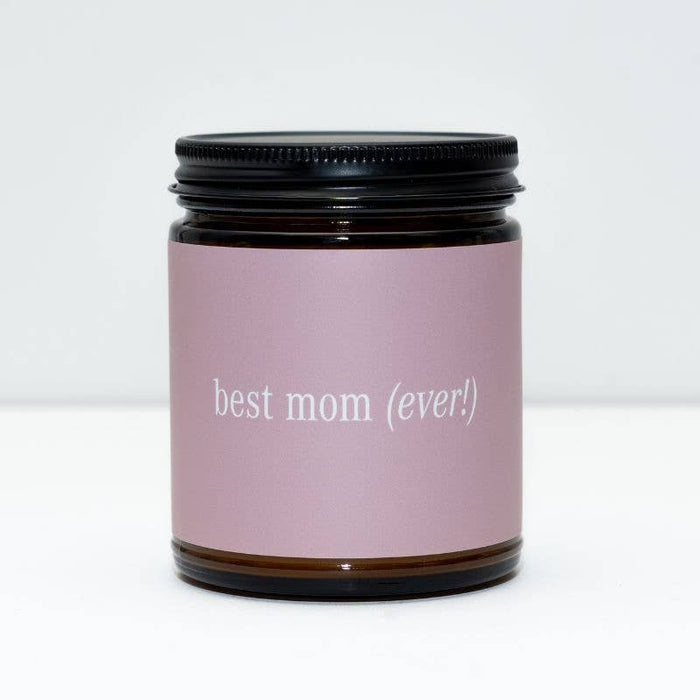 Best Mom Ever Beeswax & Essential Oil Celebrate Jar Candle