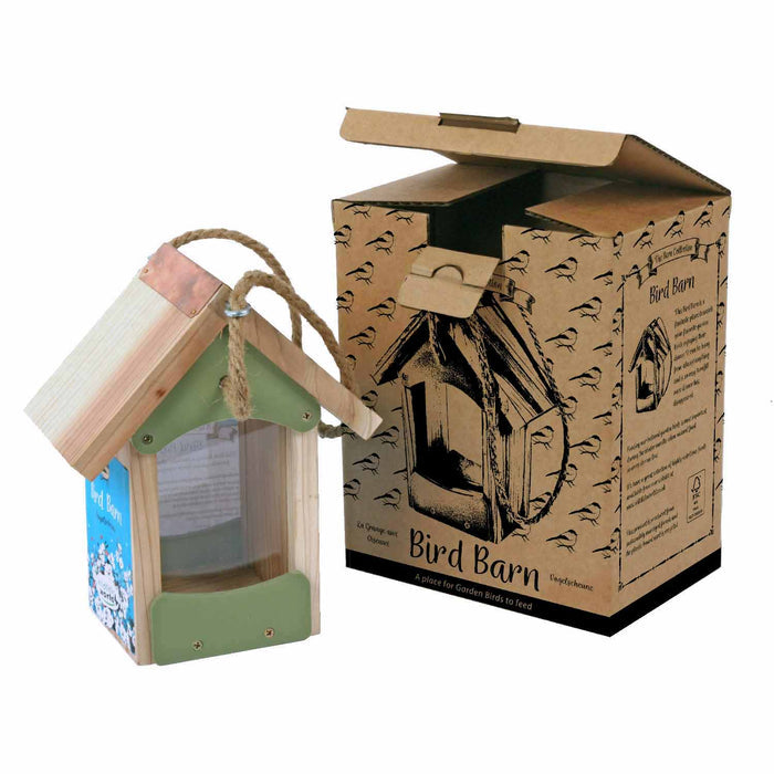 Bird Barn with Gift Box