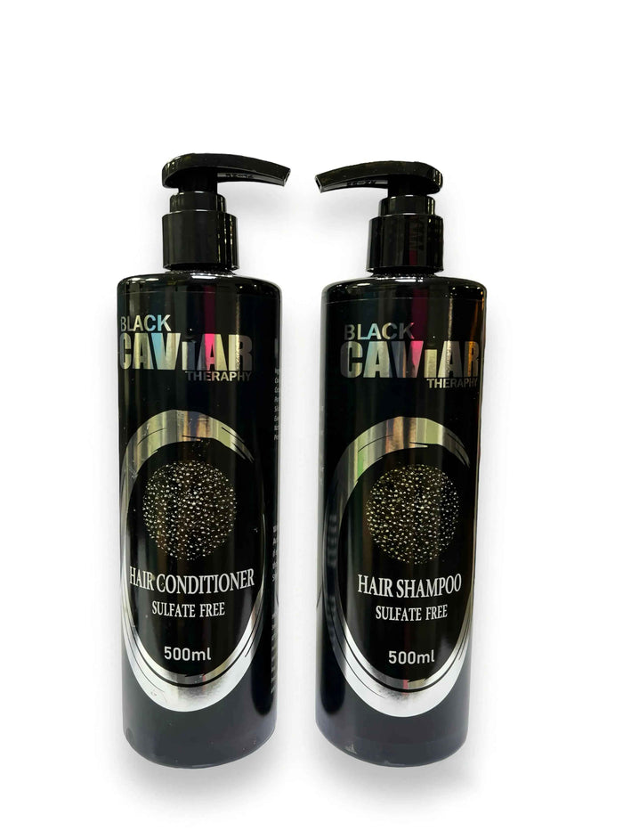 BLACK CAVIAR THERAPY Sulfate Free Hair Care Kit 4 Pcs - DOKAN