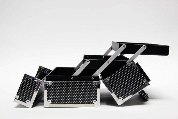 Black Glitter Cosmetics Beauty Case - Franklins
