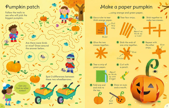 Book - Halloween Things To Make And Do - Spread 1