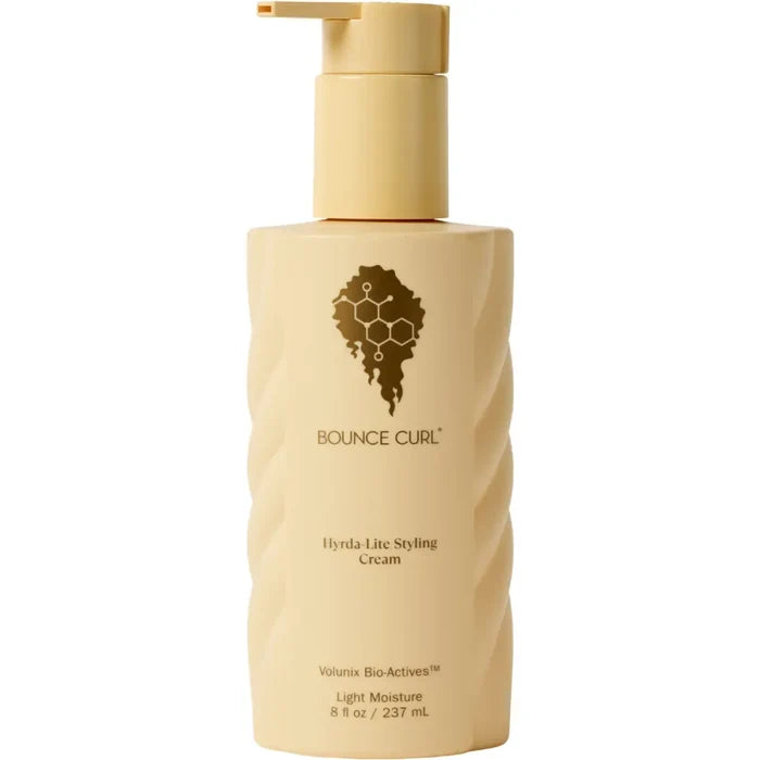 Bounce Curl Hydra-Lite Styling Cream for light moisture, curly hair care