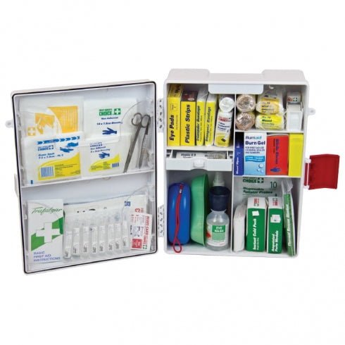 Brady First Aid National Workplace Wall Mount ABS Plastic Case First Aid Kit