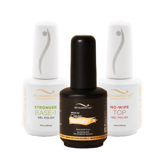Brush On Builder X Starter Kit - Bio Seaweed Gel USA