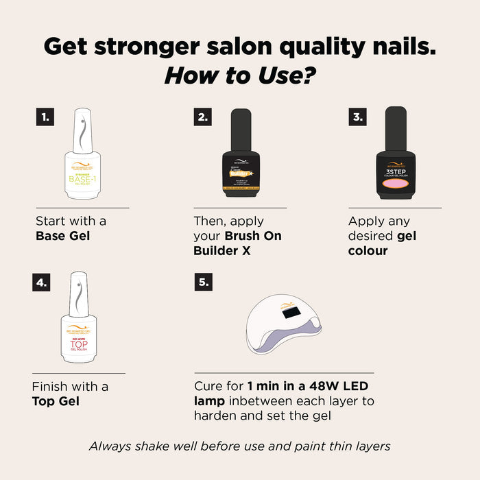 Brush On Builder X - Bio Seaweed Gel USA