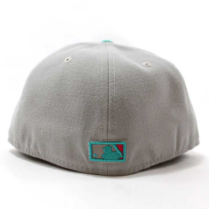 California Angels New Era 59Fifty Fitted Hat (Nike LeBron IX South Beach Gray Black Teal Lava Red)